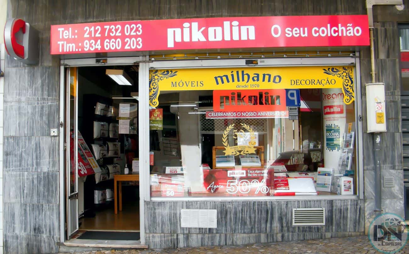 Milhano Irmãos Lda – colchões pikolin, sommiers, camas, almofadas, artigos de decoração em Almada