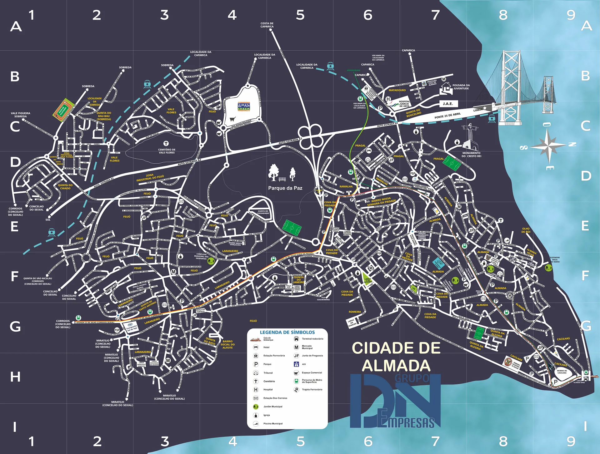 RA MAPAS2019 Almada | Roteiro de Almada